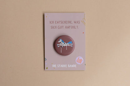 Button - Pferd - Ich entscheide, was sich gut anfühlt