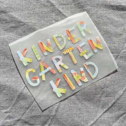 Bügelbild - Kindergartenkind