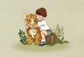 Postkarte Tigerbaby-Umarmung von Belle & Boo A6