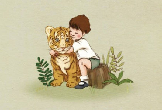 Tigerbaby-Umarmung