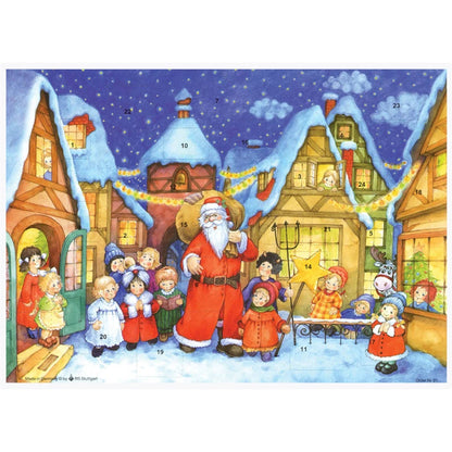 Adventskalender - Der Weihnachtsmann kommt in die Stadt