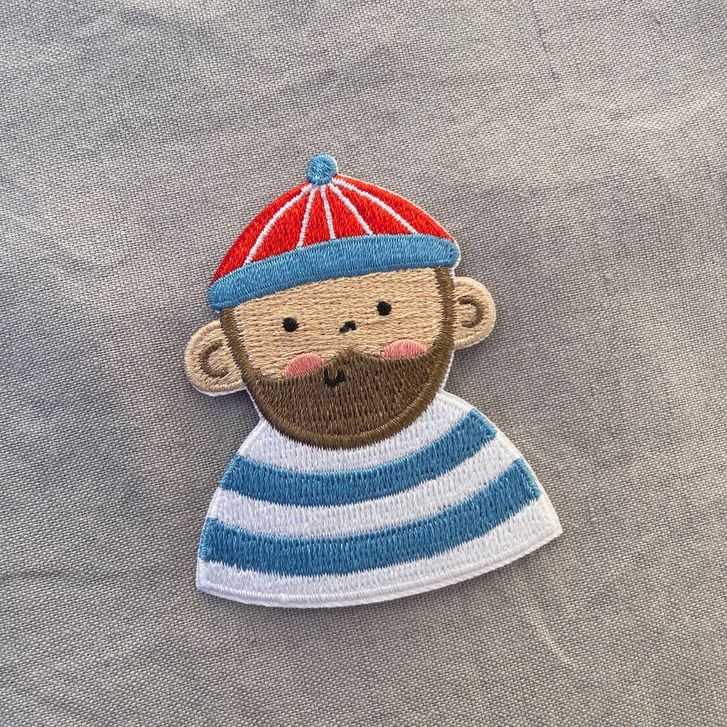 Bügel Patch Seemann – Aufnäher für Kinder 