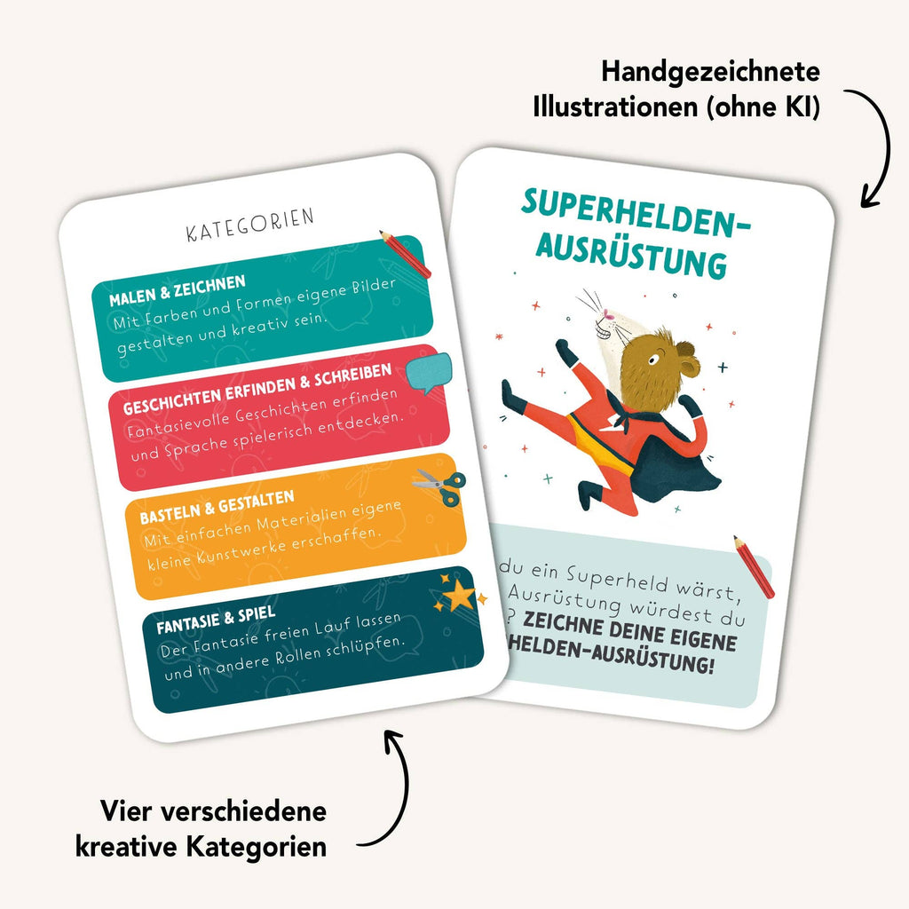 Kreativitätskarten Starke Ideen für Kinder von Rüsselfuchs