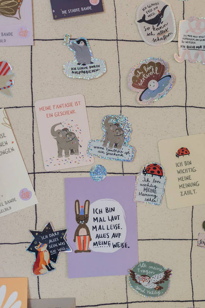 Glitzersticker - Gorilla - Nein