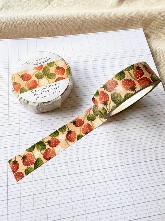 Washi Tape - Erdbeere