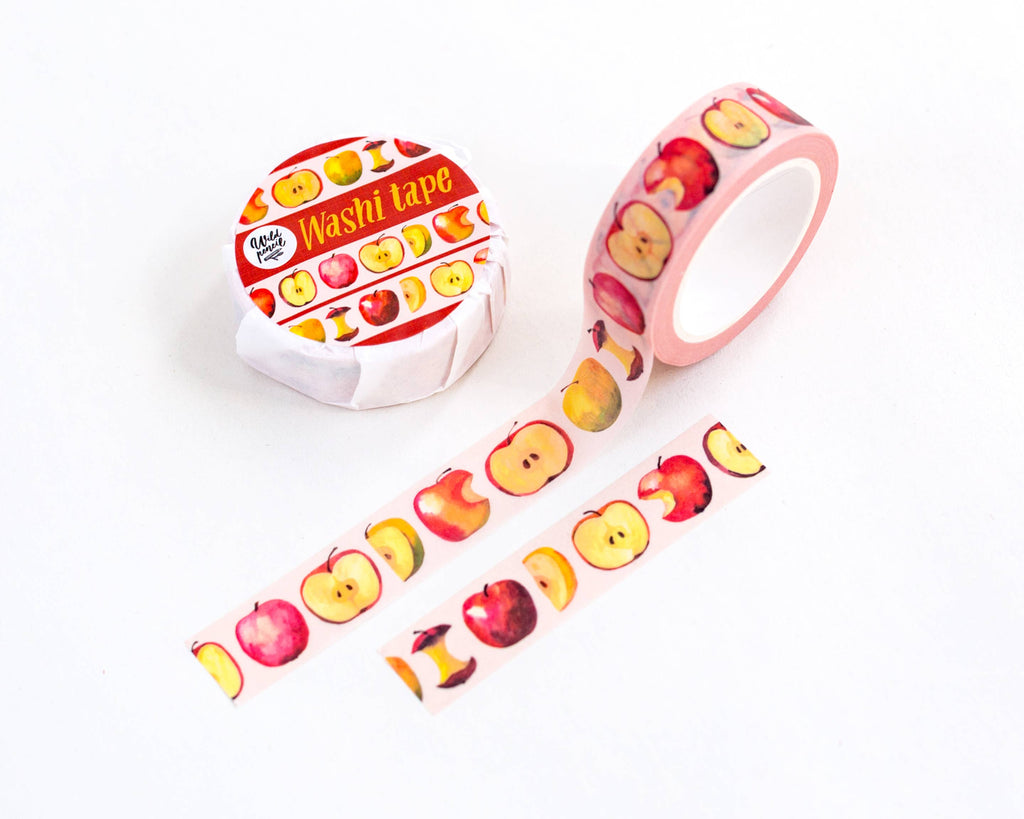 Washi-Tape Äpfel von Wild Pencil Studio