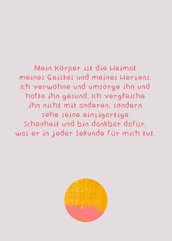 Affirmationskarten für Erwachsene - Karten für ein gutes Leben