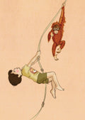 Postkarte Orang-Utan von Belle & Boo A6