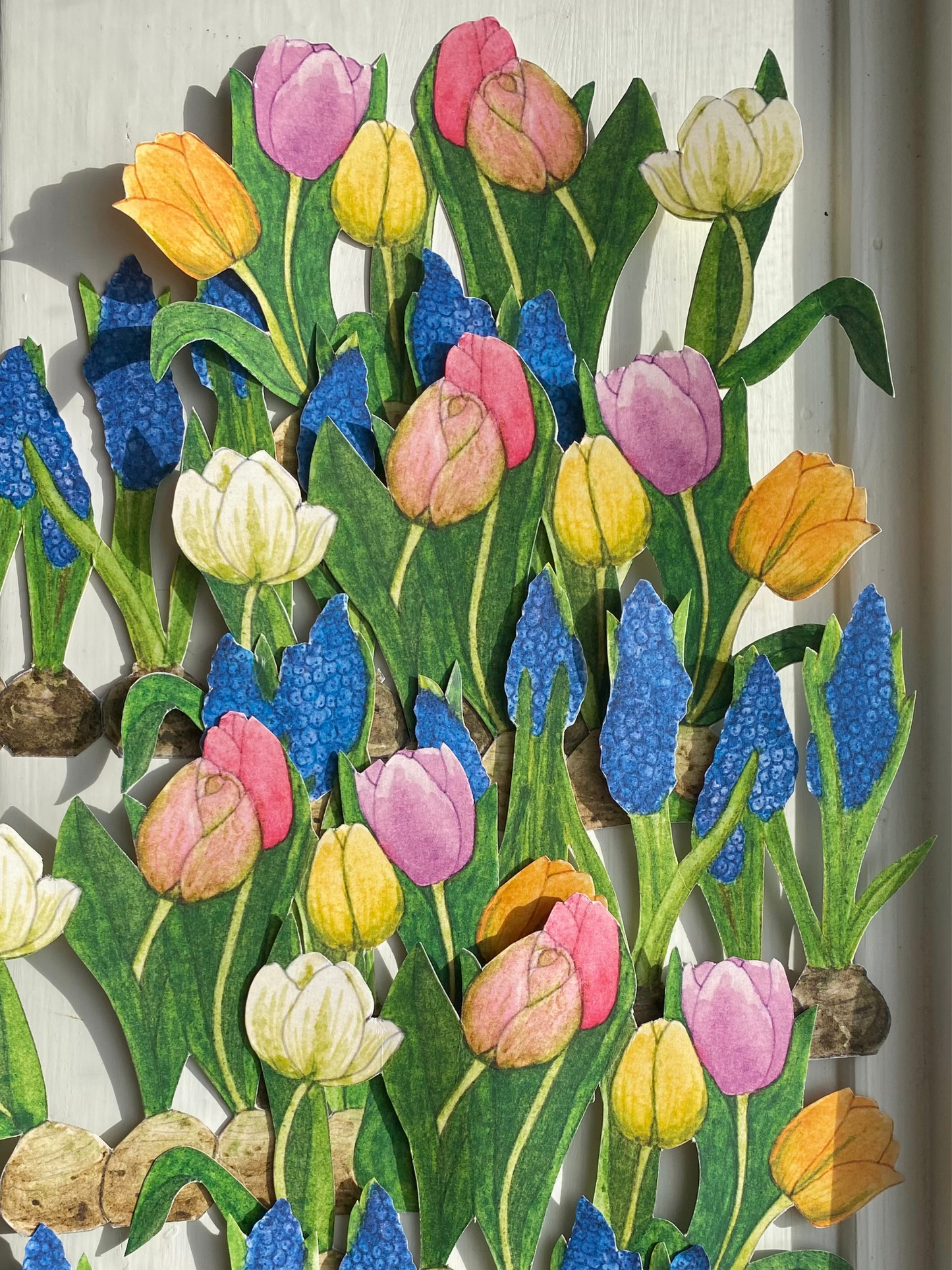 Bastelbogen - Tulpen