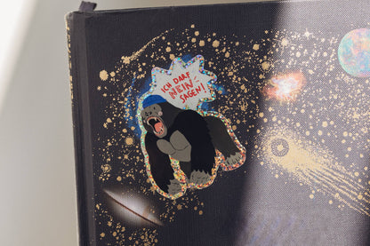 Glitzersticker - Gorilla - Nein
