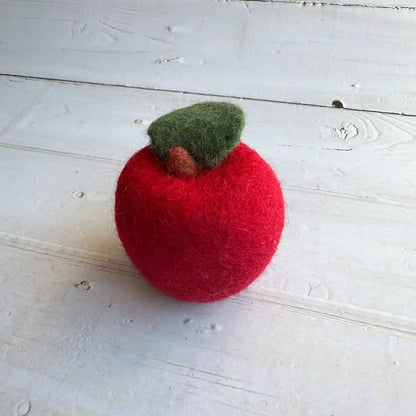 Filzfigur - Roter Apfel
