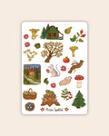 Stickerbogen Augustwald von Asia Spettel A6