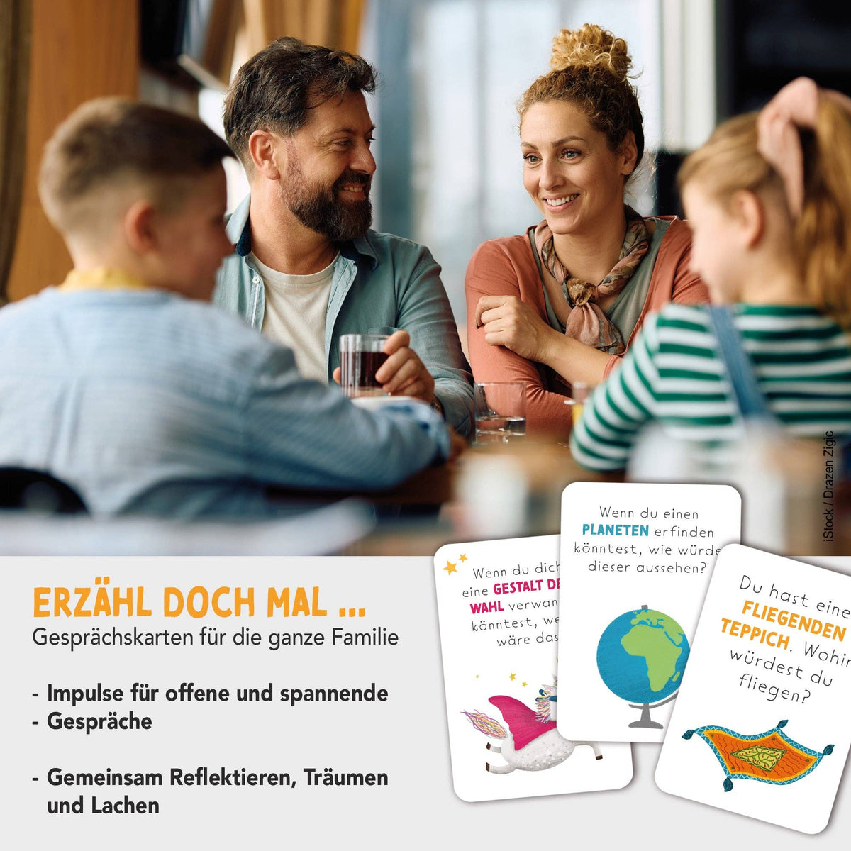 Gesprächskarten Erzähl doch mal für Kinder von Rüsselfuchs