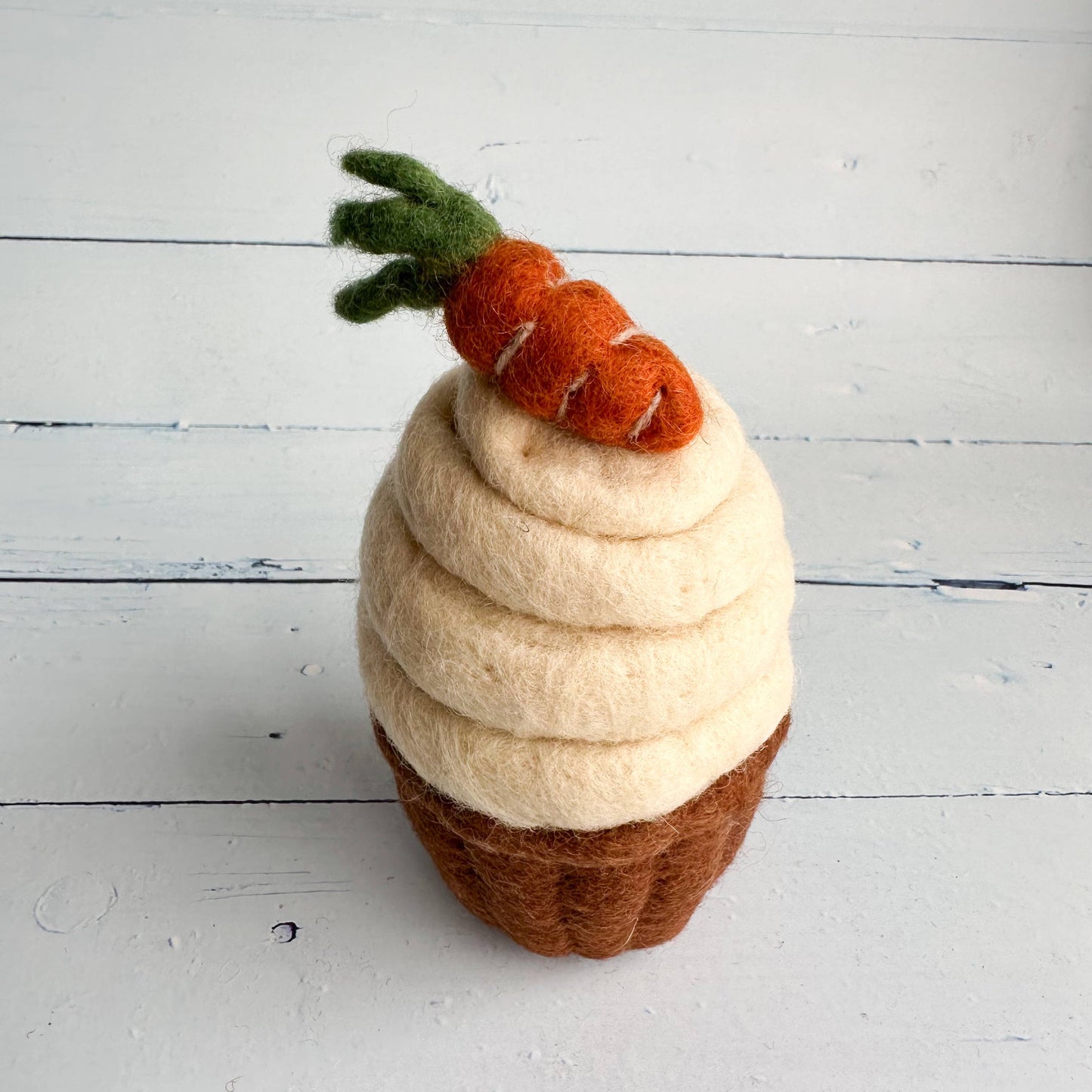 Filz - Oster-Karottenkuchen - Cupcake