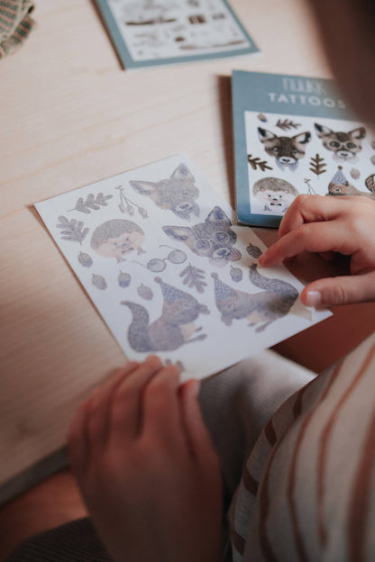 Bio Tattoos Fuchs und Eichhörnchen
