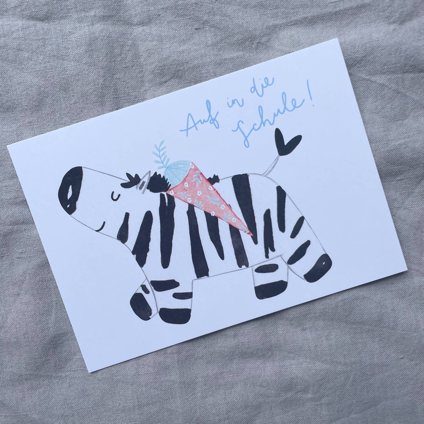 Einschulung - Zebra