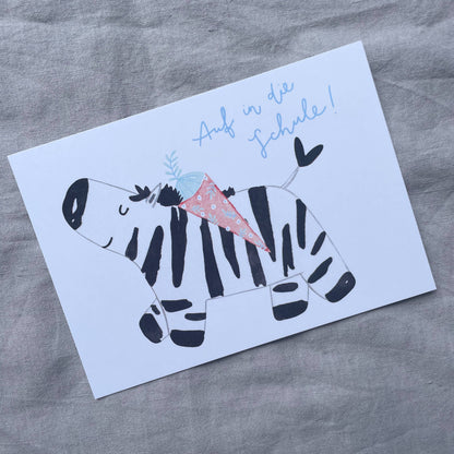 Einschulung - Zebra
