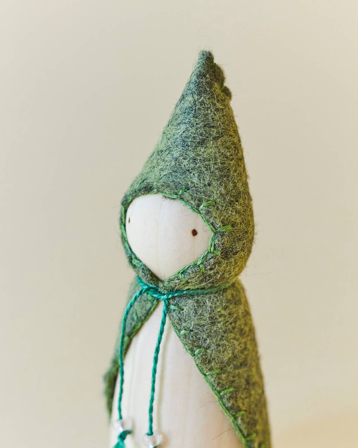 Grüner Holzgnom