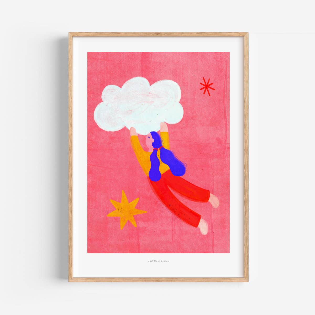 Wolkenreiter - Kunstdruck A5