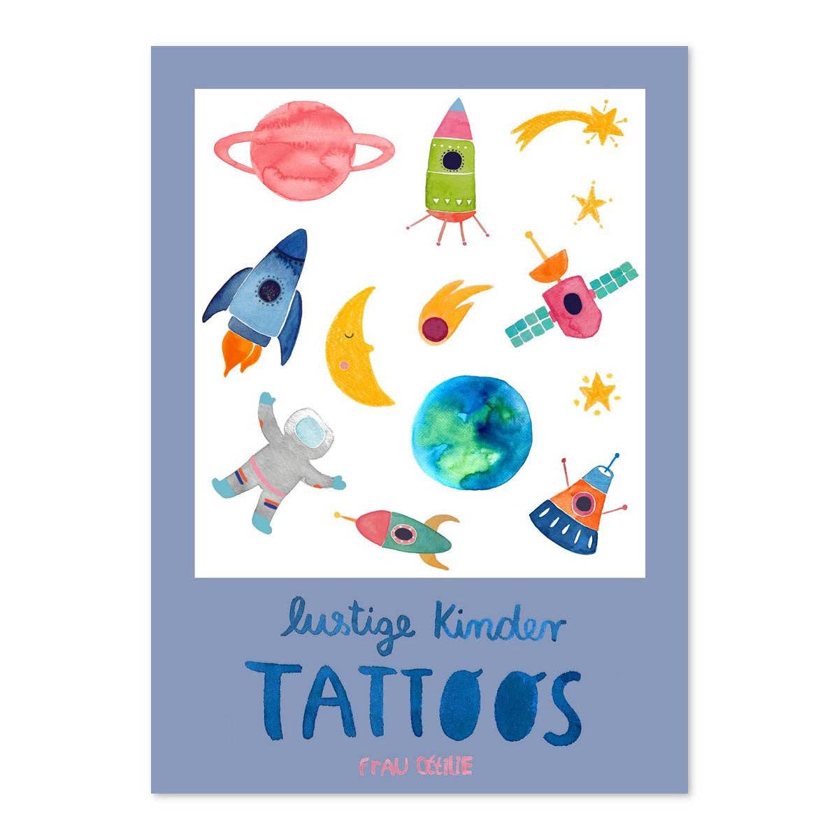 Kindertattoos - Weltraum