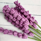 Lavendelstiel hellviolett aus Filz von Sewing Seeds Play