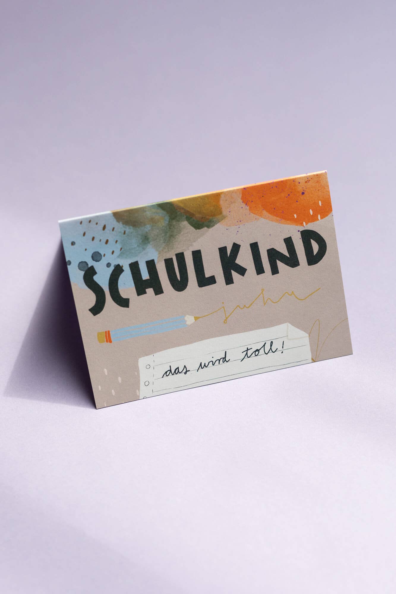 Klappkarte - Schulkind A6