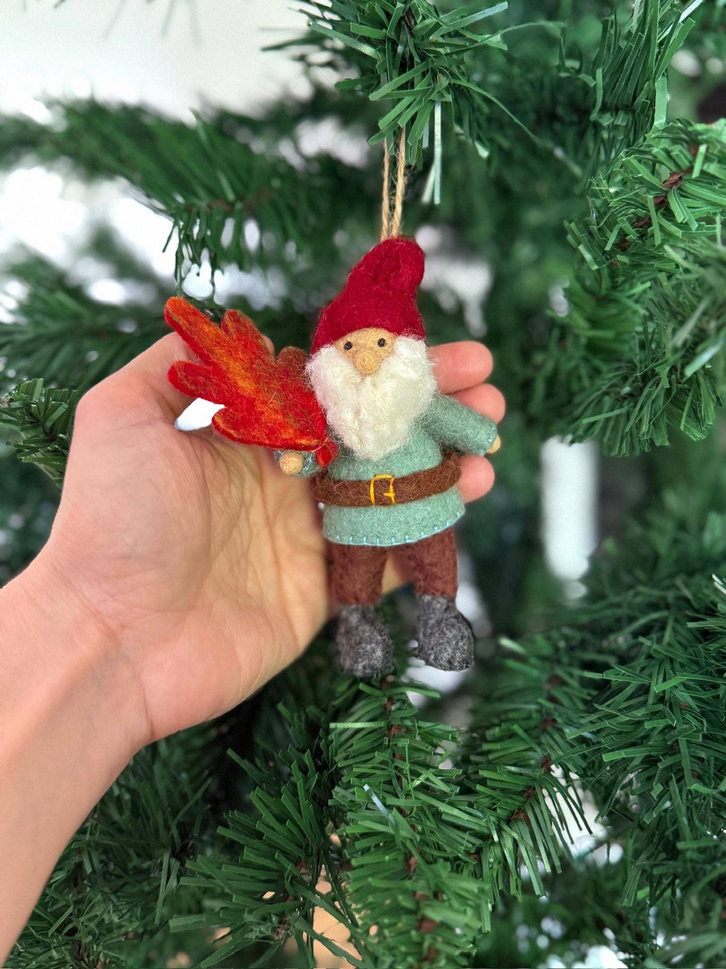 Filzdekoration - Weihnachtswichtel