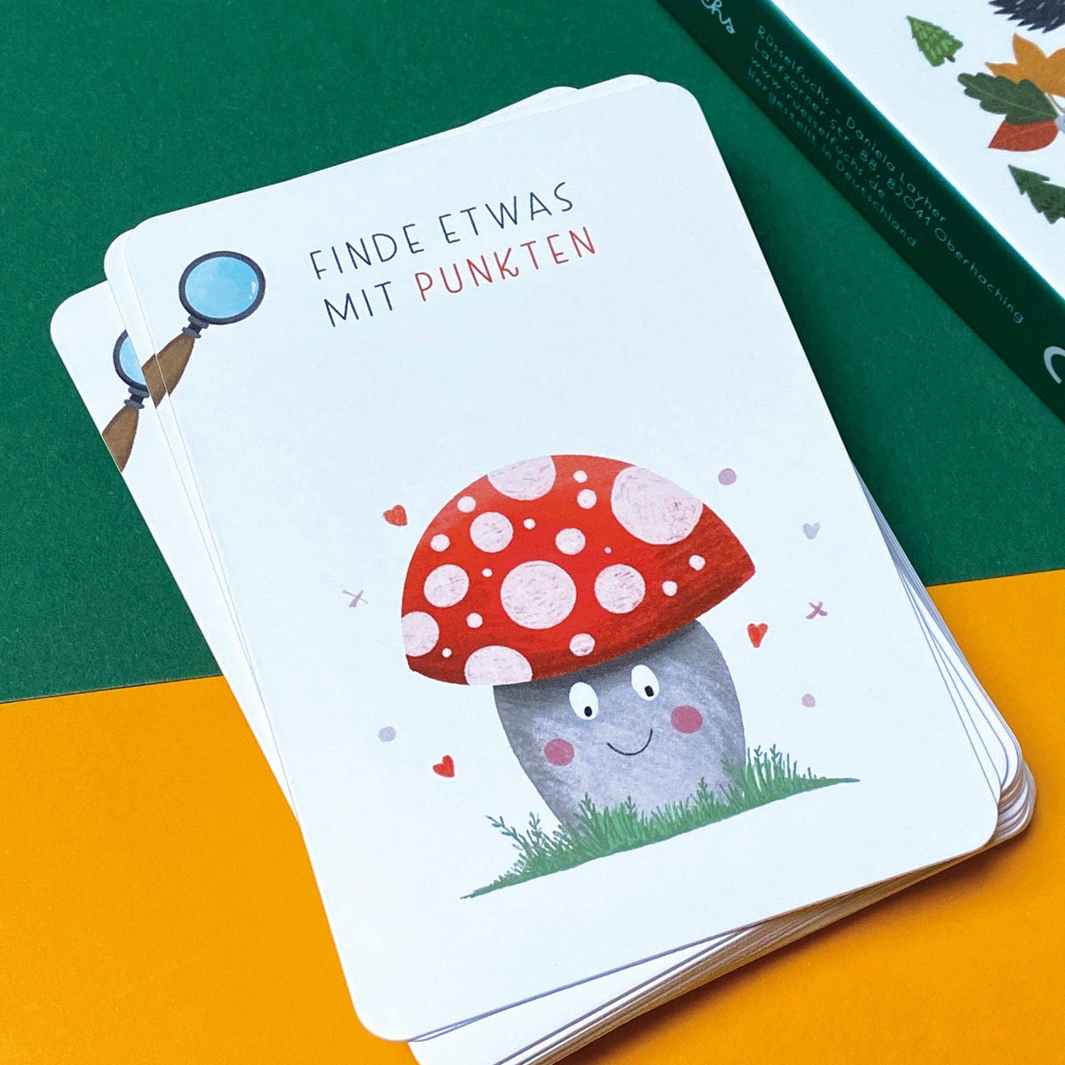 Entdeckerkarten Suchen und Finden für Kinder von Rüsselfuchs