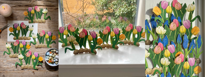 Bastelbogen - Tulpen