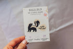 Mini-Bügelbild Stinktier „Nicht mit mir!“ von Liesels Wicht auf A7-Kärtchen