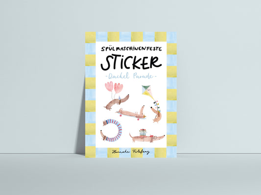 Stickerbogen - Dackel 