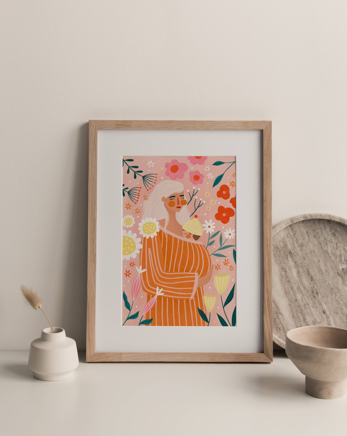 Spring Mum - Kunstdruck A3