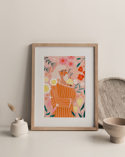 Spring Mum - Kunstdruck A3