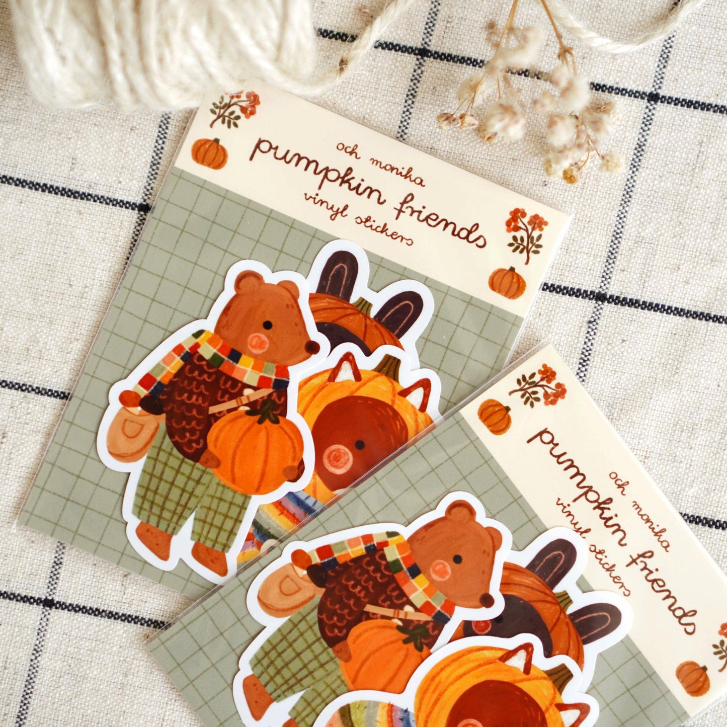 Sticker-Set - Kürbisfreunde