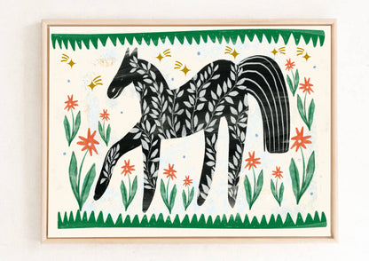 Print - Folk Pferd
