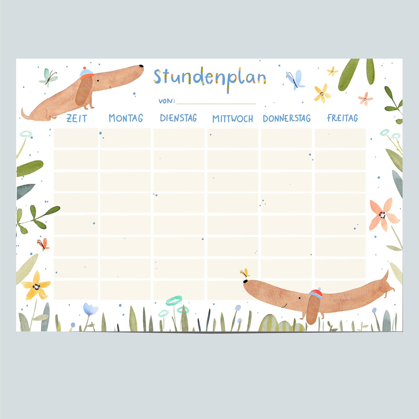 Stundenplan - Dackel