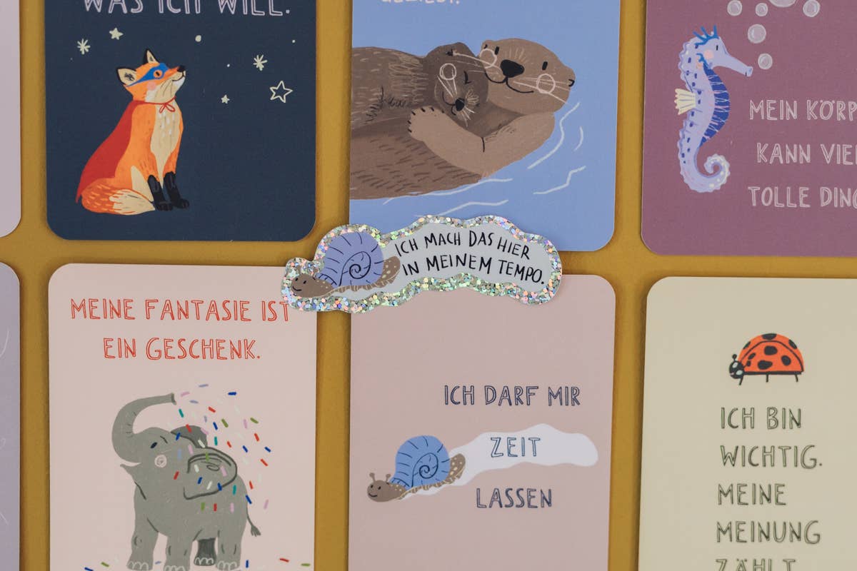 Glitzersticker - Anglerfisch - Meine Neugier