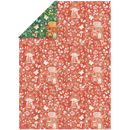Fliegenpilz‑Wiesen Geschenkpapier