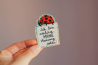 Glitzersticker Marienkäfer Ich bin wichtig von Liesels Wicht