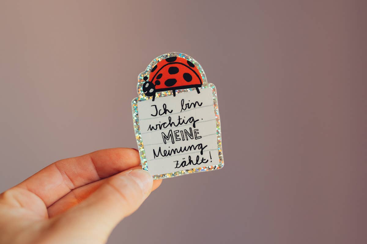 Sticker - Marienkäfer - Ich bin wichtig