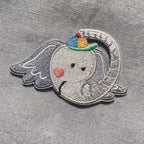 Bügelpatch Elefant mit Hütchen von Hannahs Firlefanz