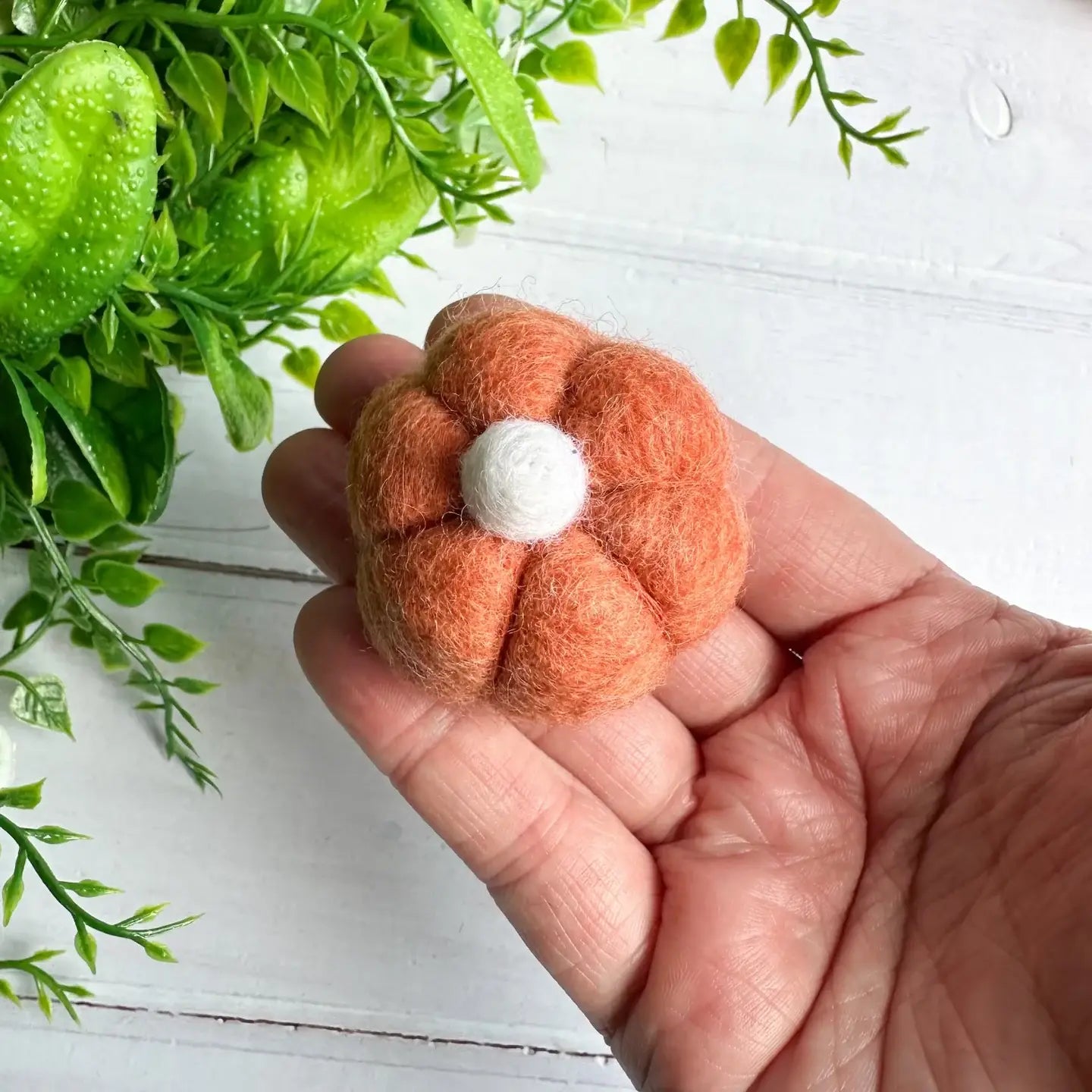 Filzfigurset - Mini-Kürbis (5 Stück)