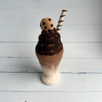Milchshake mit Schokokeksen aus Filz von Sewing Seeds Play