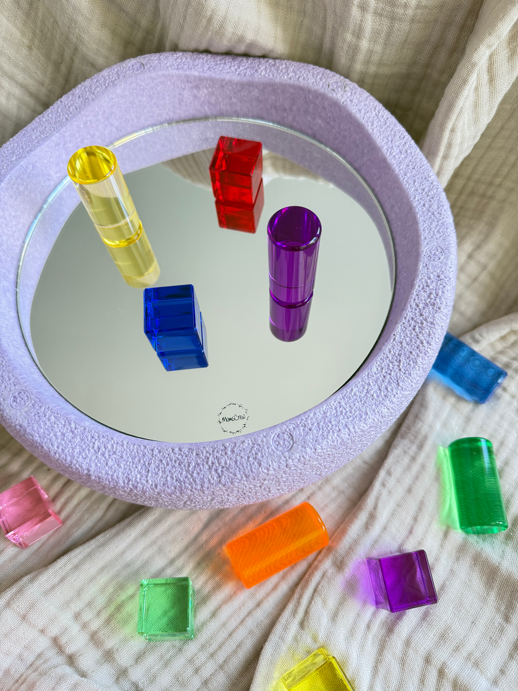 Aktivitätsplatte Spiegel kompatibel mit Stapelstein® von MomsCrew