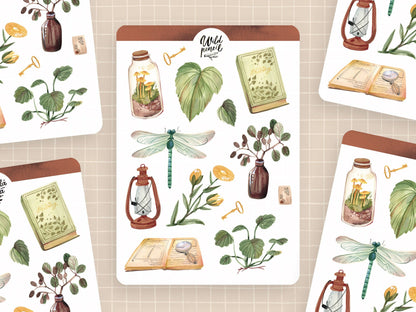 Stickerbogen - Botanica