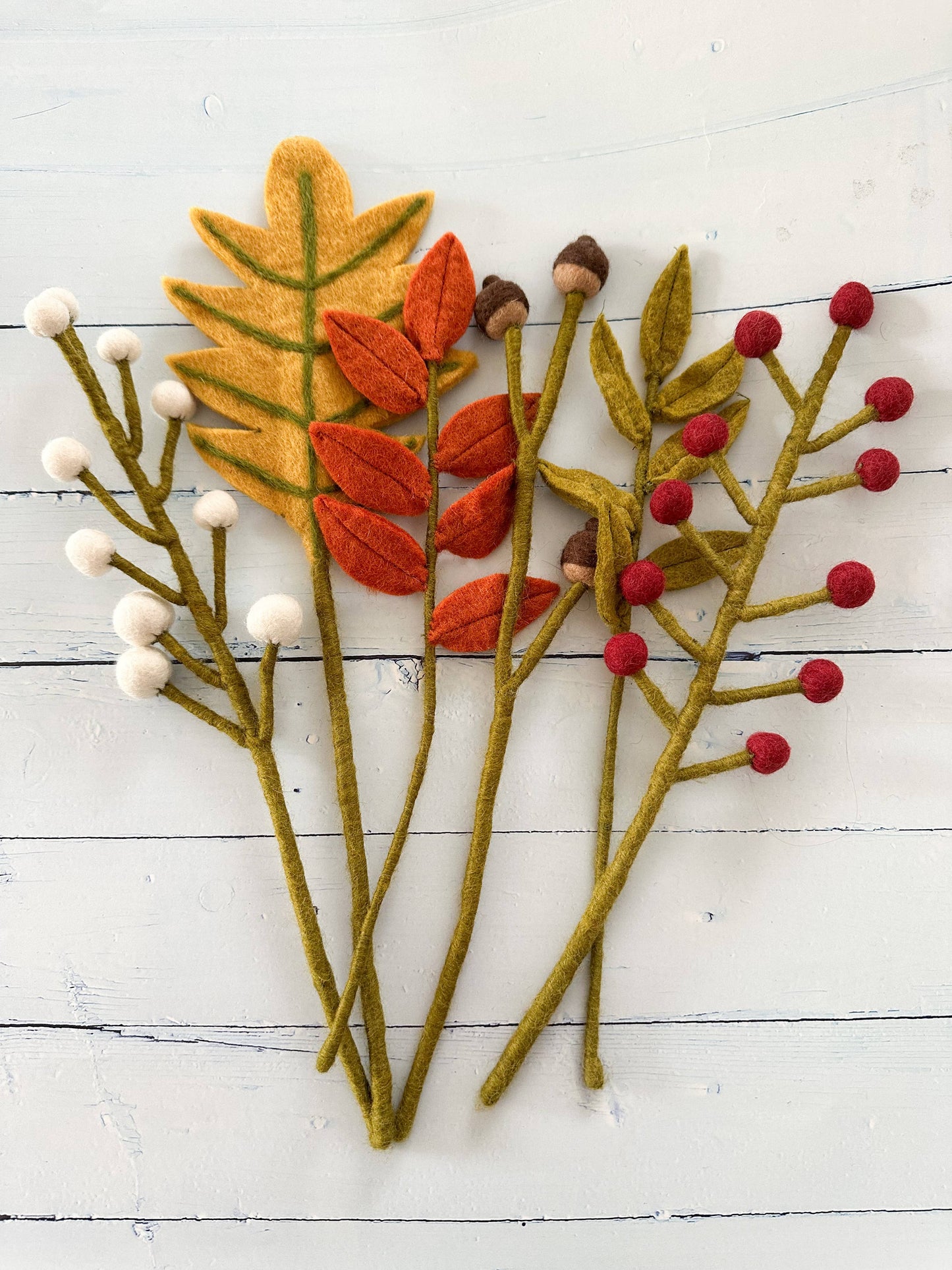 Herbst-Filzstängel, 6er-Set