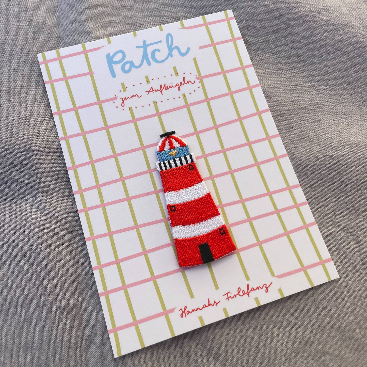 Bügelbild - Leuchtturm