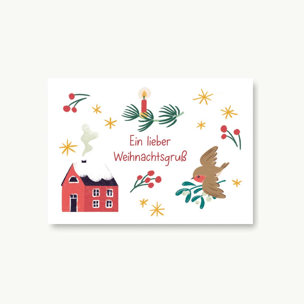 Minikarte - Ein lieber Weihnachtsgruß A7