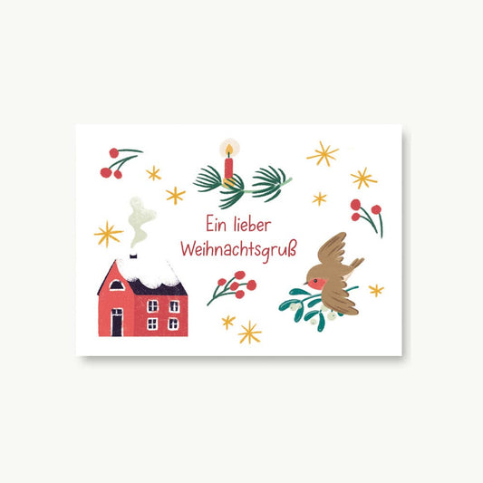 Minikarte - Ein lieber Weihnachtsgruß A7