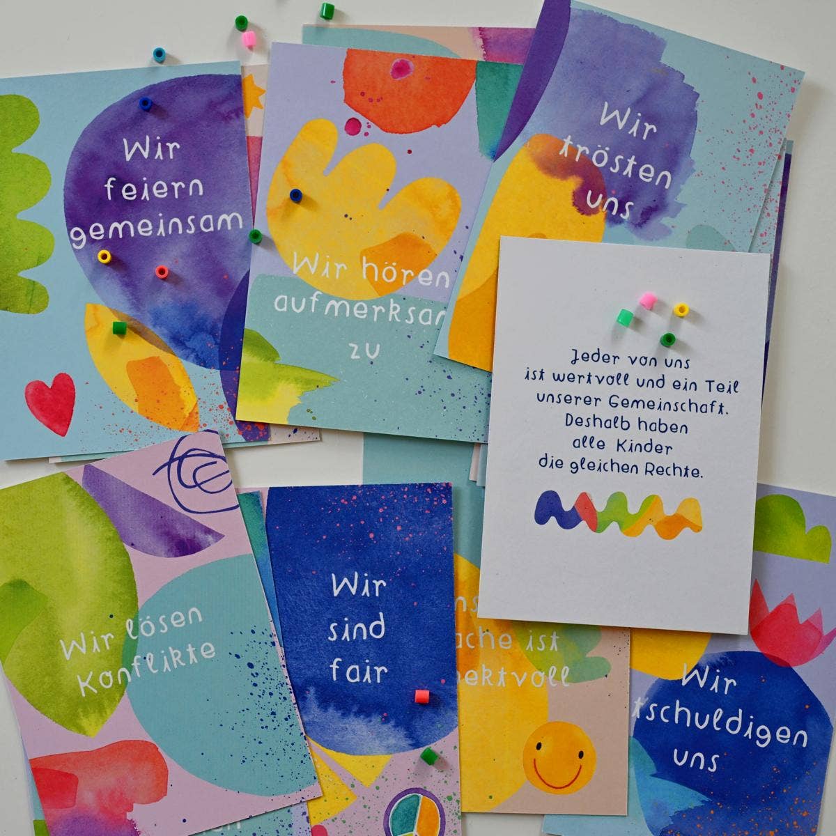 Affirmationskarten für Familien, Schulklassen & Kitas - Karten für ein schönes Miteinander